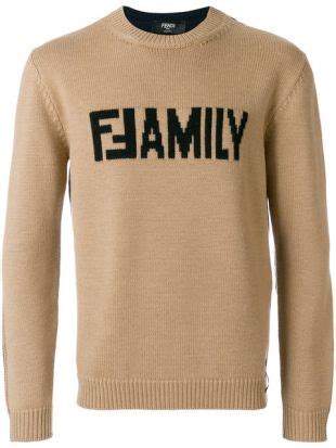 fendi jumper white|Fendi family sweater.